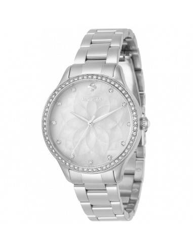 Invicta Women's Quartz Watch - Wildflower Silver Oyster Dial Steel Bracelet | 35553 pas cheres