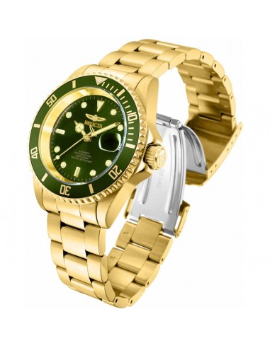 Invicta Men's Automatic Watch - Pro Diver Green Dial Silver Steel Bracelet | 35698 Les magasins à Paris et en Île-de-France