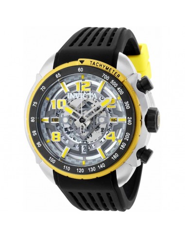 Invicta Men's Chronograph Watch - S1 Rally Quartz Black Silicone Rubber Strap | 36365 sur le site 