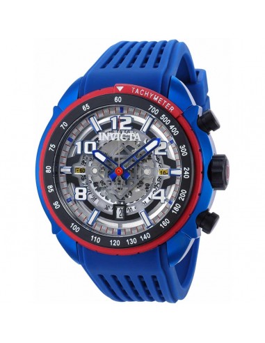 Invicta Men's Chronograph Watch - S1 Rally Quartz Blue Silicone Rubber Strap | 36370 en stock