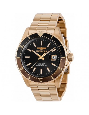 Invicta Men's Automatic Watch - Pro Diver Black Dial Rose Gold Tone Bracelet | 36796 l'achat 