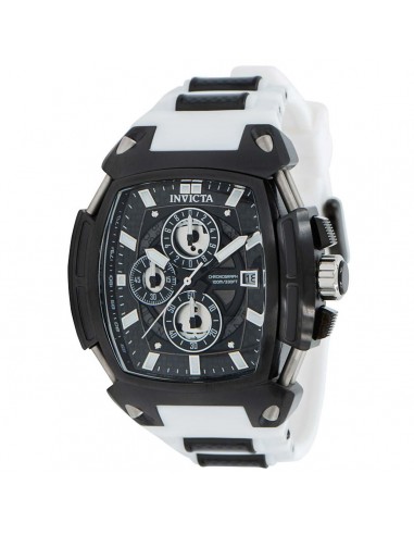 Invicta Men's Chronograph Watch - S1 Rally Diablo Quartz Black and White Strap | 37795 de technologie