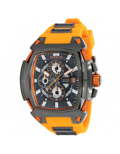 Invicta Men's Chronograph Watch - S1 Rally Diablo Quartz Black and Orange Strap | 37797 50% de réduction en Octobre 2024