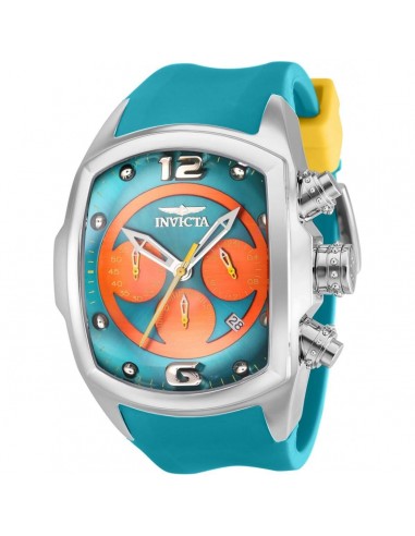 Invicta Men's Chrono Watch - Lupah Quartz Light Blue Silicone Rubber Strap | 36965 Livraison rapide