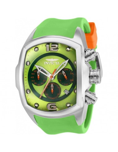 Invicta Men's Chronograph Watch - Lupah Quartz Light Green Silicone Strap | 36967 l'évolution des habitudes 