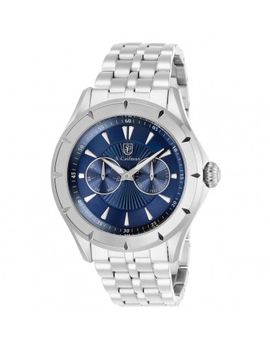 S. Coifman Men's Quartz Watch - Blue Dial Stainless Steel Bracelet | SC0443 50% de réduction en Octobre 2024