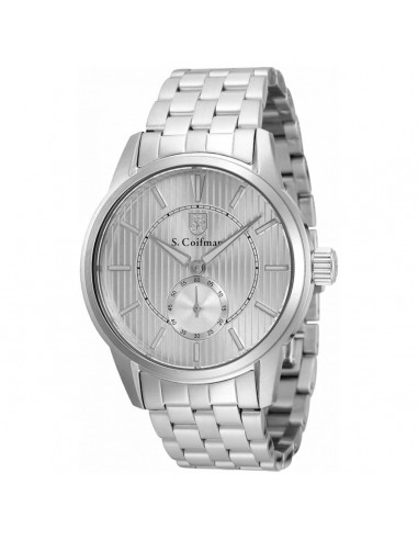 S. Coifman Men's Quartz Watch - Silver Tone Dial Stainless Steel Bracelet | SC0508 Comment ça marche