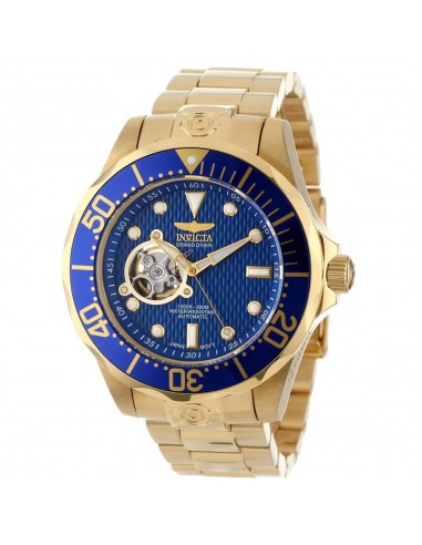 Invicta 13711 Men's Grand Diver Automatic Dive Blue Dial Gold Tone Steel Watch Par le système avancé 