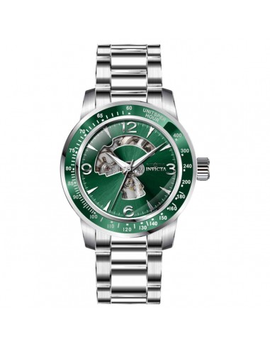 Invicta Men's Watch - Specialty Mechanical Green Dial Silver Tone Bracelet | 38553 en ligne des produits 