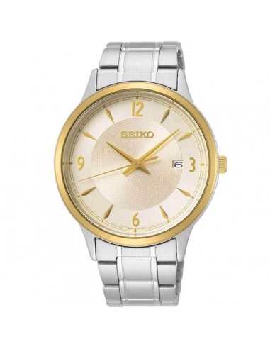 Seiko Men's Quartz Watch - Essentials Champagne Dial Silver Tone Bracelet | SGEH92P1 le des métaux précieux