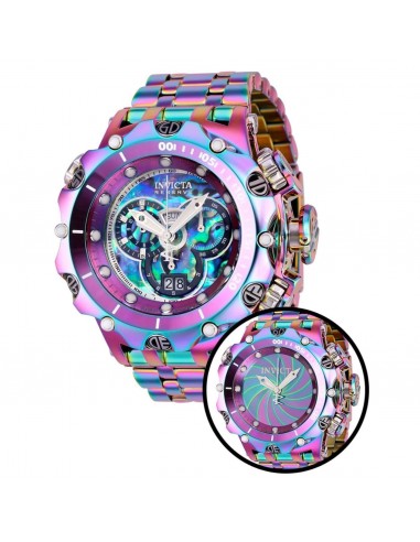 Invicta Men's Chronograph Watch - Reserve Venom Iridescent Bracelet | 35654 pas chere