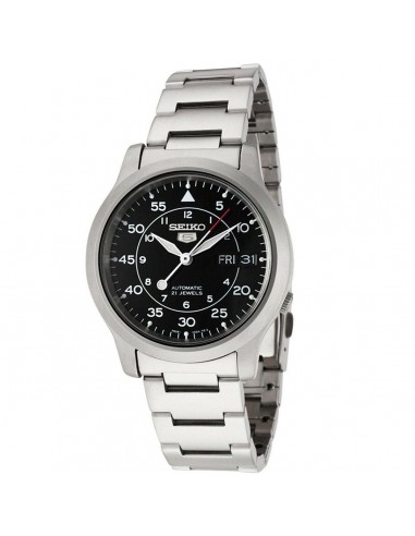 Seiko Men's Automatic Watch - Series 5 Day-Date Stainless Steel Bracelet | SNK809K1 Véritable concentré