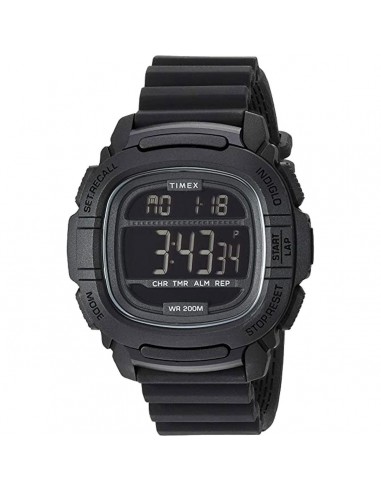 Timex Men's Watch - Command Alarm Black Silicone Strap Digital Dial | TW5M26100JT 2024