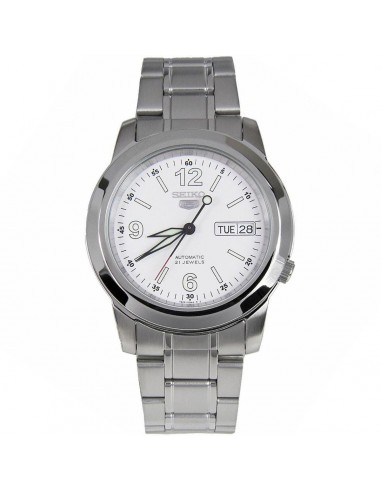 Seiko Men's Automatic Watch - 5 Sports Silver Stainless Steel Bracelet | SNKE57K1 livraison gratuite