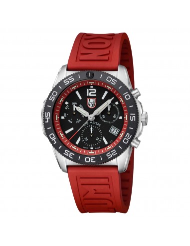 Luminox Men's Watch - Pacific Diver Swiss Quartz Chrono Red Rubber Strap | XS.3155 Toutes les collections ici