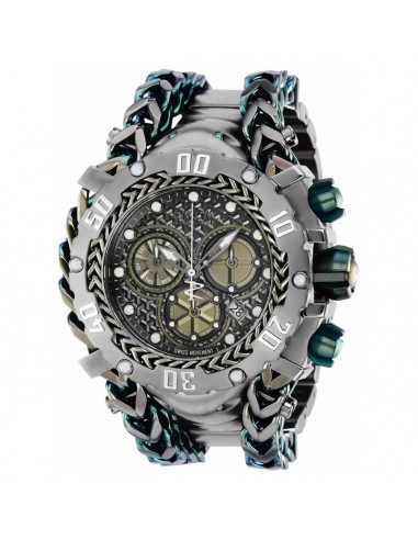 Invicta Men's Chronograph Watch - Reserve Gladiator Green and Gunmetal Dial | 36621 50-70% off 