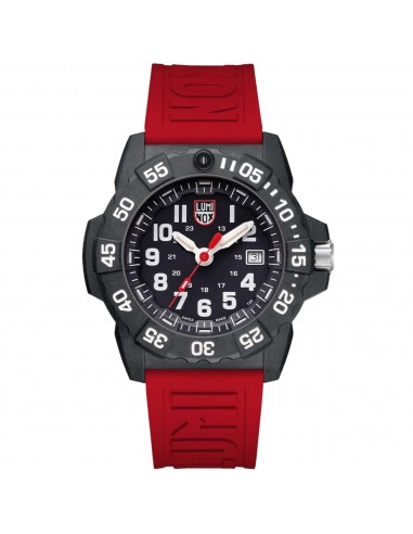 Luminox Men's Watch - Navy Seal Volition Rotating Bezel Red Rubber Strap | XS.3501.V 50% de réduction en Octobre 2024