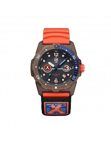 Luminox Men's Watch - Bear Grylls Rotating Bezel Orange Rubber Strap | XB.3729.ECO À commander