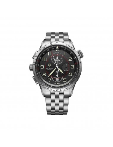 Victorinox Swiss Army Men's Chrono Watch - Airboss Mach 9 Grey Dial Bracelet | 241722 prix