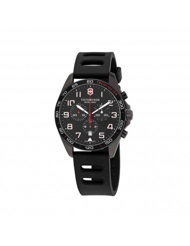 Victorinox Swiss Army Men's Chrono Watch - FieldForce Sport Black Dial Strap | 241889 Fin de série