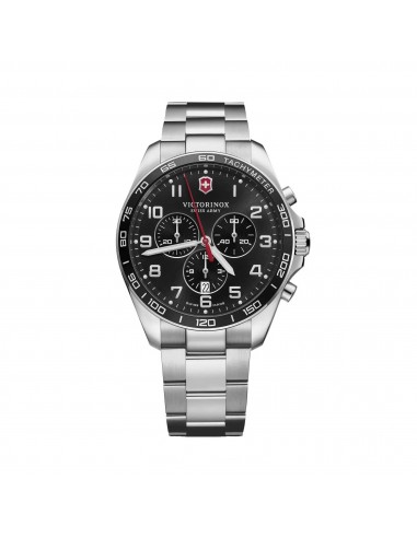 Victorinox Swiss Army Men's Chrono Watch - FieldForce Classic Black Dial | 241899 les ctes