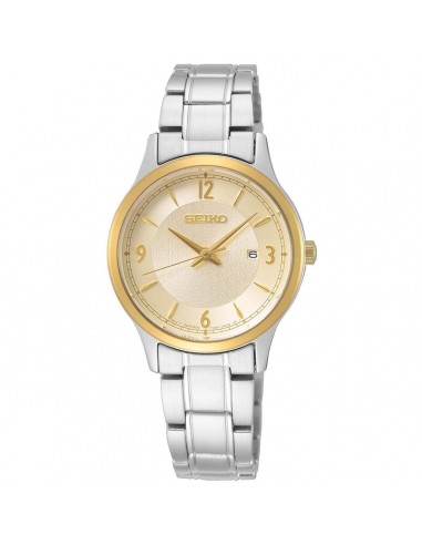 Seiko Women's Watch - Essentials Champagne Dial Stainless Steel Bracelet | SXDH04P1 pas cheres