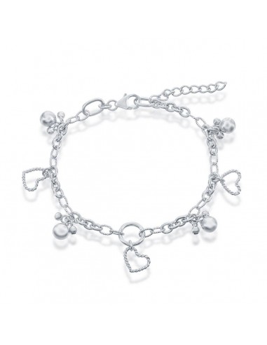 Classic Women's Bracelet - Sterling Silver Multi Charm | S-4460 2 - 3 jours ouvrés.