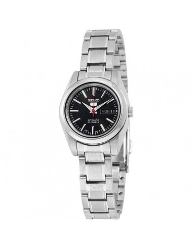 Seiko Women's Automatic Watch - Series 5 Date Display Black Dial Bracelet | SYMK17K1 de France