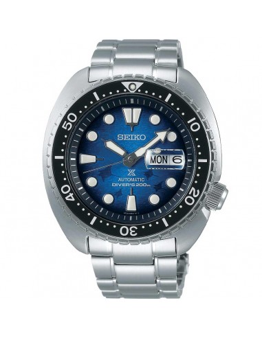 Seiko Men's Automatic Watch - Prospex Save the Ocean Blue Dial Bracelet | SRPE39K1 Toutes les collections ici