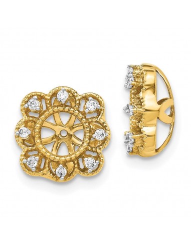 14k Fancy Diamond Earring Jacket Les magasins à Paris et en Île-de-France