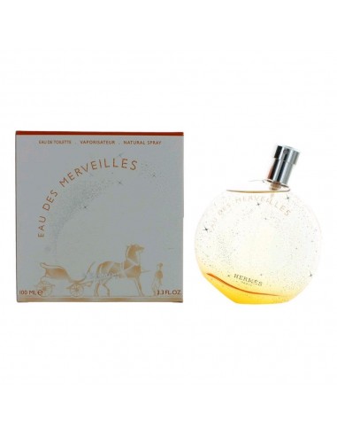 Eau Des Merveilles by Hermes, 3.3 oz Eau De Toilette Spray for Women en ligne des produits 