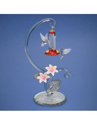 Hummingbird Feeder Glass Figurine commande en ligne