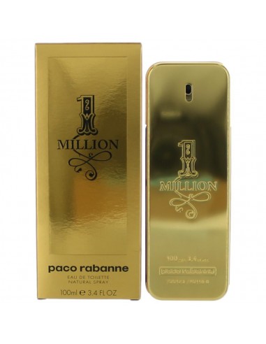 1 Million by Paco Rabanne, 3.4 oz Eau De Toilette Spray for Men Venez acheter