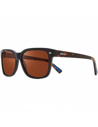 Revo Men's Sunglasses - Taylor Polarized Black Acetate Frame Full Rim | 1104 01 GO Les magasins à Paris