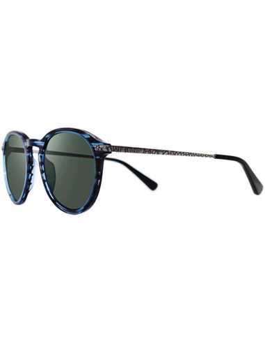 Revo Unisex Sunglasses - Python III Blue Horn Frame Smoky Green Lens | 1177 05 SG50 Les êtres humains sont 