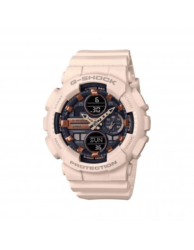 Casio Women's Watch - G-Shock Ana-Digi Black Dial Pink Resin Strap | GMAS140M-4A la livraison gratuite