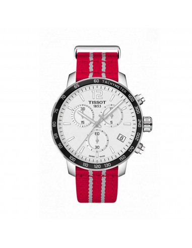 Tissot Men's Chrono Watch - Quickster Houston Rockets Silver Dial | T0954171703712 la chaussure