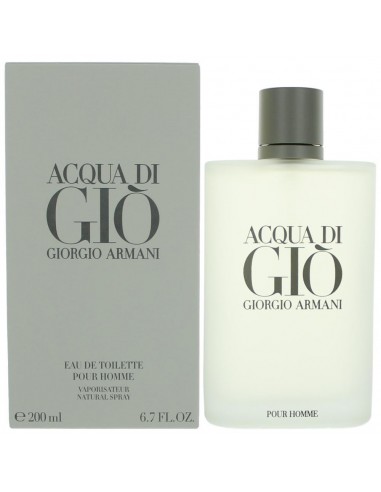 Acqua Di Gio by Giorgio Armani, 6.7 oz Eau De Toilette Spray for Men livraison et retour toujours gratuits