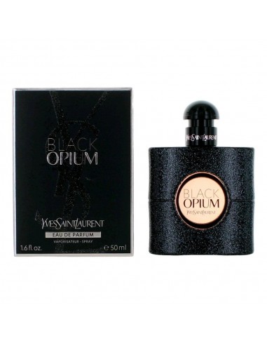 Black Opium by Yves Saint Laurent, 1.6 oz Eau De Parfum Spray for Women pas cher 