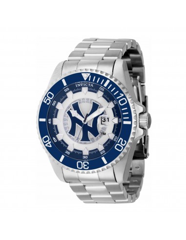 Invicta Men's Watch - MLB New York Yankees Date Display Silver Steel Bracelet | 43472 de l' environnement