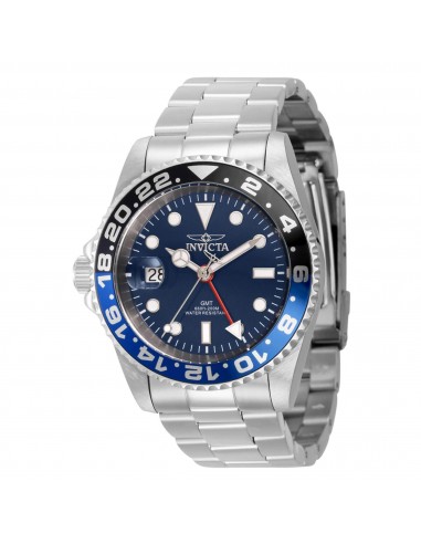 Invicta Men's Watch - Pro Diver Swiss Quartz Date Blue Dial Silver Bracelet | 43963 Paris Déstockage Promo