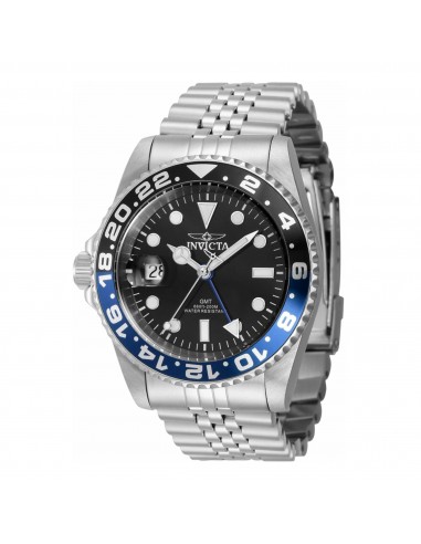 Invicta Men's Watch - Pro Diver Date Display Blue and Black Rotating Bezel | 43969 destockage