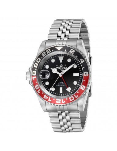 Invicta Men's Watch - Pro Diver Red and Black Bezel Stainless Steel Bracelet | 43971 offre 