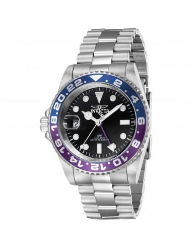 Invicta Men's Watch - Pro Diver Dive Rotating Bezel Black Dial Silver Bracelet | 44043 les muscles