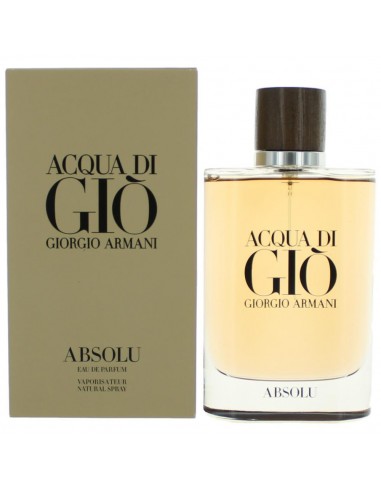 Acqua Di Gio Absolu by Giorgio Armani, 4.2 oz Eau De Parfum Spray for Men Vous souhaitez 