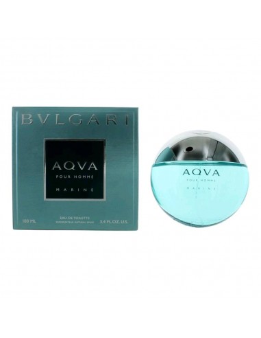 Aqva Marine by Bvlgari, 3.4 oz Eau De Toilette Spray for Men (Aqua) brillant des détails fins