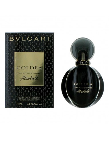 Bvlgari Goldea The Roman Night Absolute by Bvlgari, 2.5 oz Sensual Eau De Parfum Spray for Women l'évolution des habitudes 