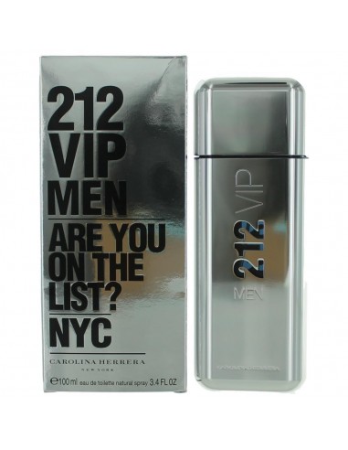 212 VIP by Carolina Herrera, 3.4 oz Eau De Toilette Spray for Men 50-70% off 