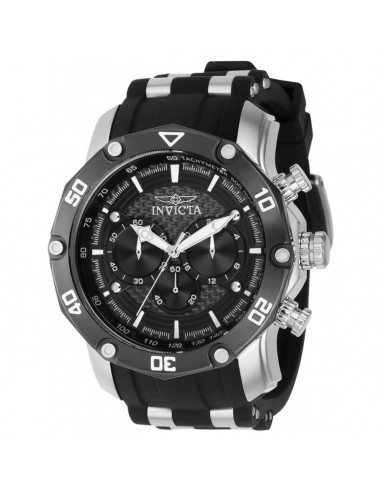 Invicta Men's Chronograph Watch - Pro Diver Black and Grey Dial Strap | 37716 50-70% off 