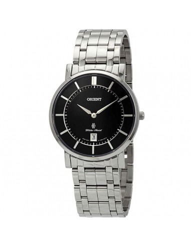 Orient Men's Quartz Watch - Classic Black Dial Stainless Steel Bracelet | FGW01005B0 shop